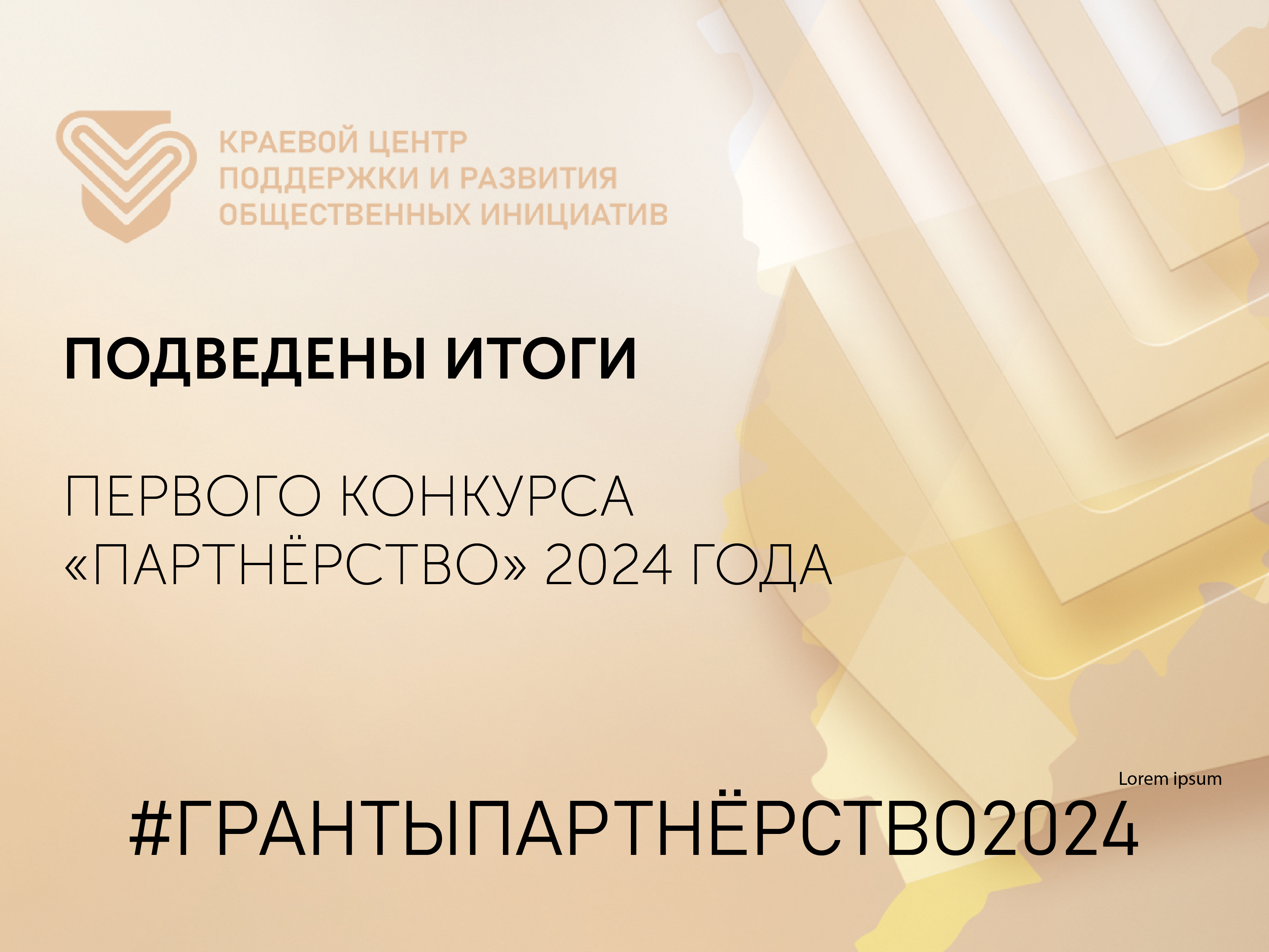 Итоги 1 конкурса грантовой программы Красноярского края «Партнерство» 2024 года